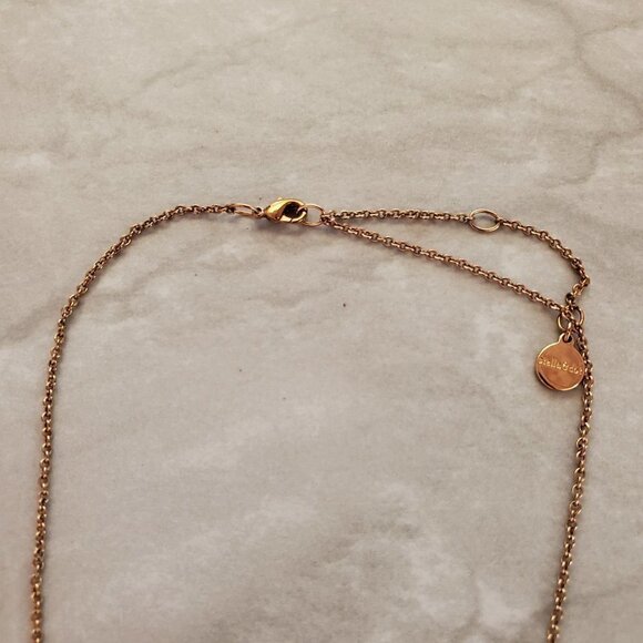 ✨ Stella and Dot Gold Pamela Engraved Plaque Necklace ✨ - Picture 2 of 8